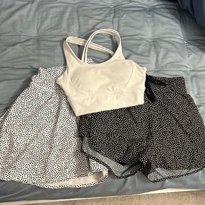 BUFFBUNNY BUNDLE - Extra Small - 3 Items - Buffbunny sportsbra, shorts, skirt